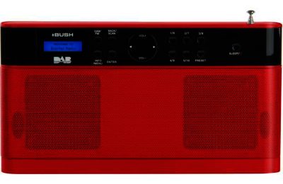 Bush CDSB85RR Stereo DAB/FM Radio - Red